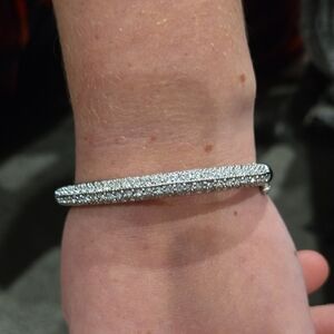 Lia Sophia Silver Crystal Bracelet